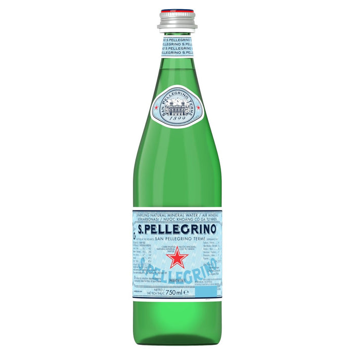 San Pellegrino Funkeln natürliches Mineralwasserglas 750 ml
