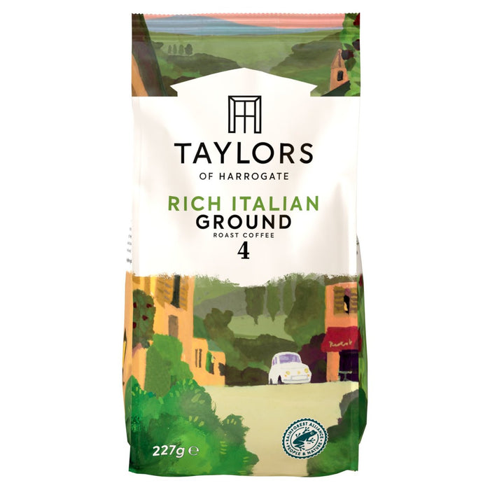 Taylors reich italienisch dunkelbraten gemahlener Kaffee 227g