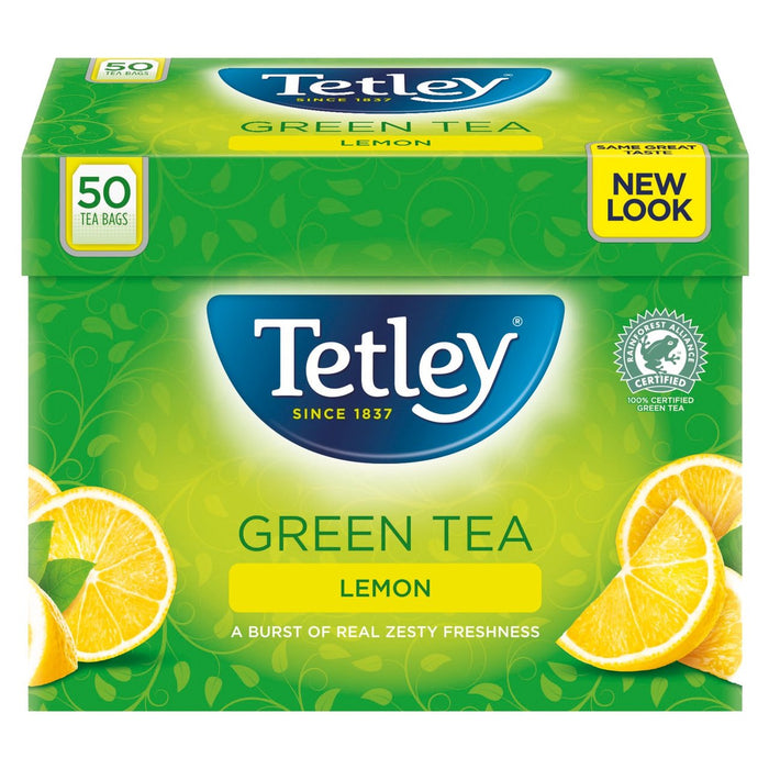 Sacs de thé au citron vert Tetley 50 par paquet