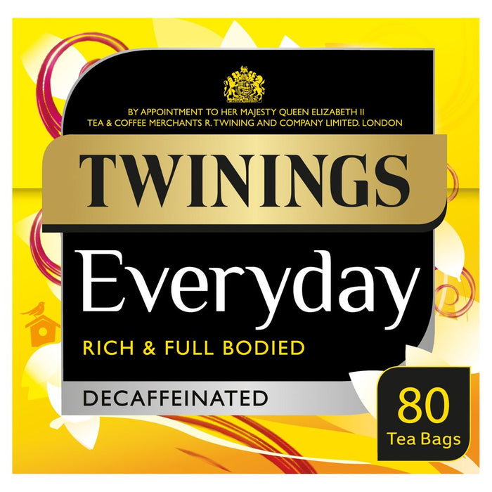 Twinings Decaffeinated Everyday Tea 80 Tea Bags