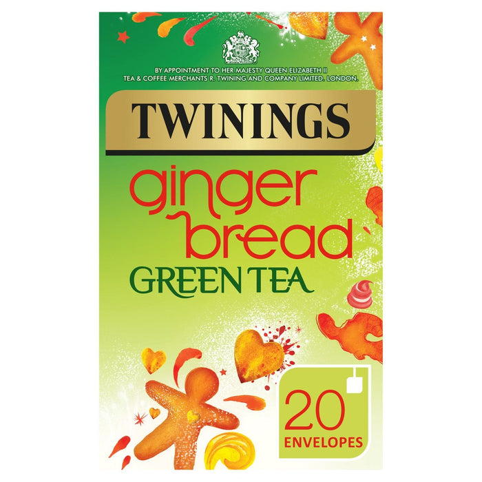 Twinings Ginger Pain Green Tea 20 Sacs de thé