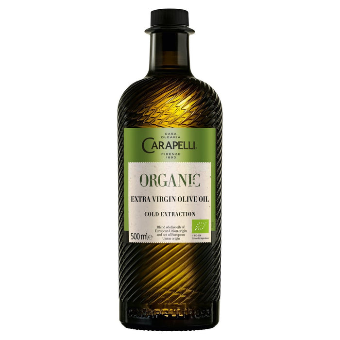 Carapelli Extra Virgin Organic Olive Huile 500 ml