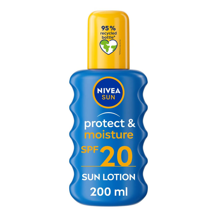 Nivea Sun Protect & Moisture SPF 20 Sun Lotion Spray 200ml