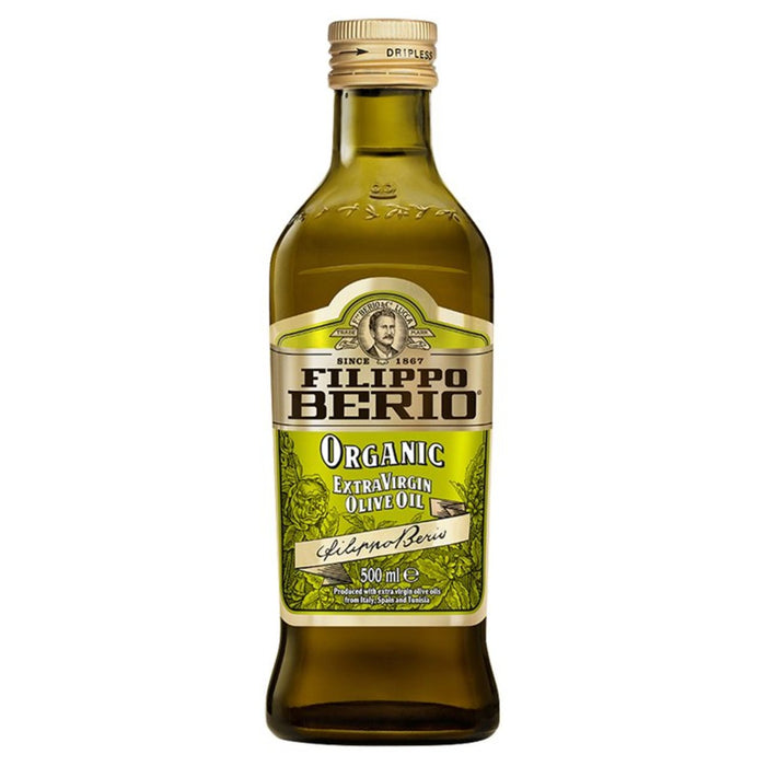 Filippo Berio Organic Extra Virgin Olive Huile 500 ml