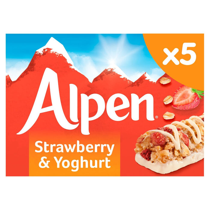 Alpen Barritas De Cereales Fresa Y Yogur 5 x 29g 