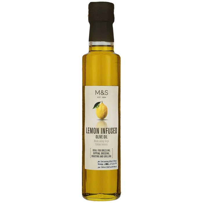 Huile d'olive infusée au citron M&S 250 ml
