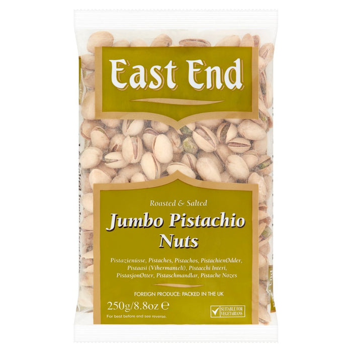 East End Jumbo Saled Pistachios 250G