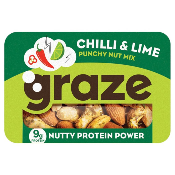 Grasen nussiger Protein Power Snack Mix Darm Chili & Lime 35G