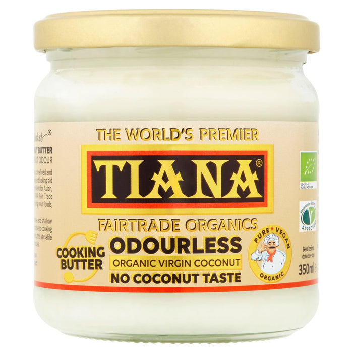 Tiana Fair Trade Organics Pure Vierge Coconut Cuisine Butter 350 ML