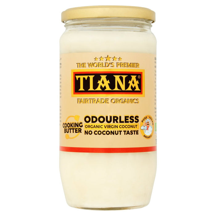 Tiana Fair Trade Organics Pure Vierge Coconut Cuisine Butter 750ML