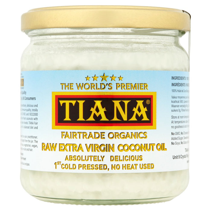 Tiana Organic Extra Virgin Coconut Huile 350 ml