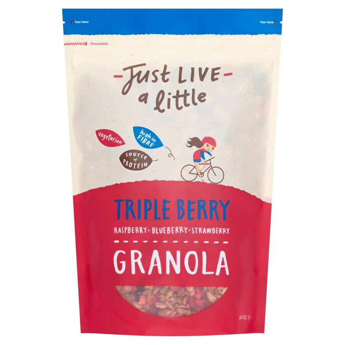 Just Live a Little Oaty Berry Granola 400g