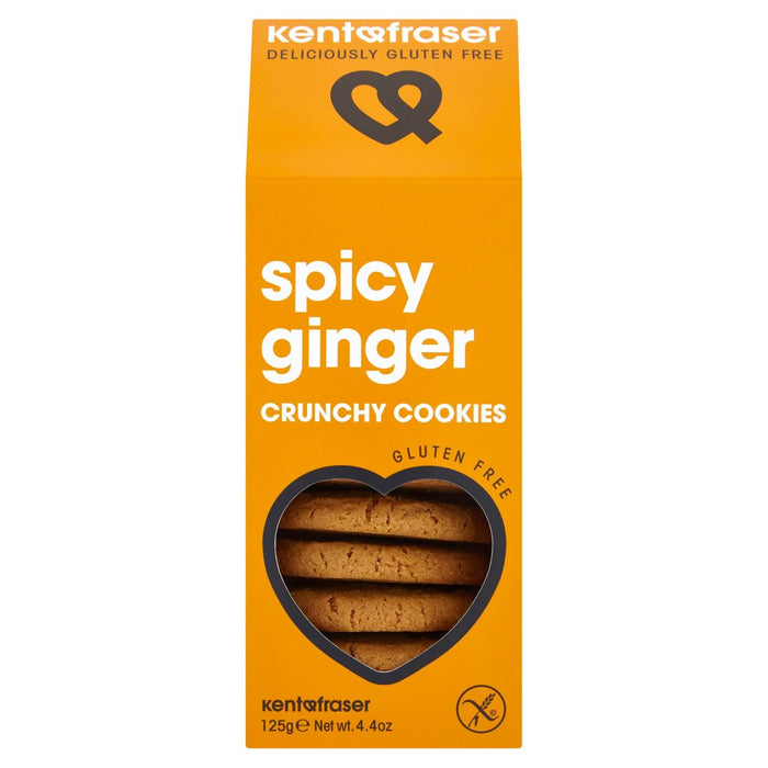 Kent & Fraser Gluten sans gingembre épicé Cookies croquants 125g