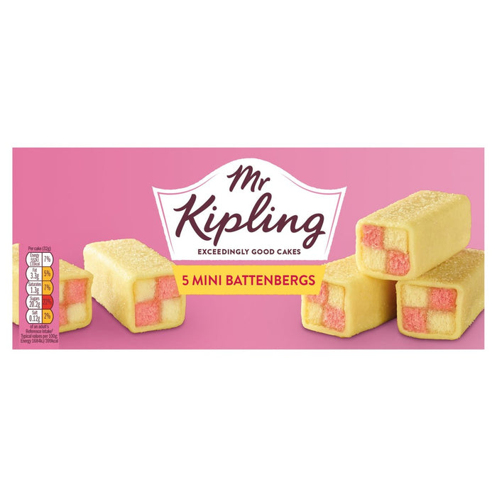 Mr Kipling Small Battenberg Cakes 5 pro Pack