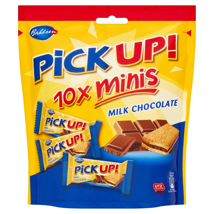 ¡Bahlsen recoge! Minis barras de galletas de chocolate con leche 10 por paquete