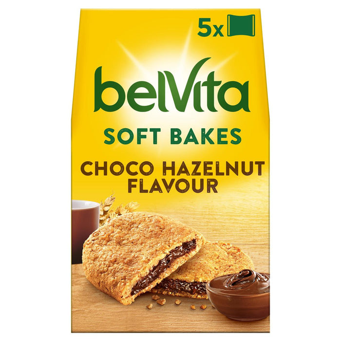 Belvita Choco Haselnuss Soft Bakes Frühstück Kekse 5 x 40g