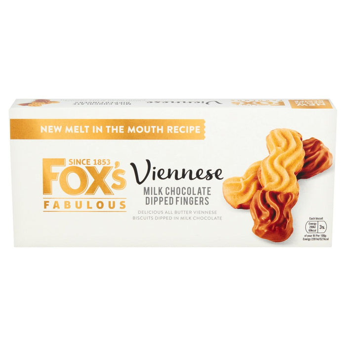 Fox's Viennise au chocolat au chocolat trempé 105G