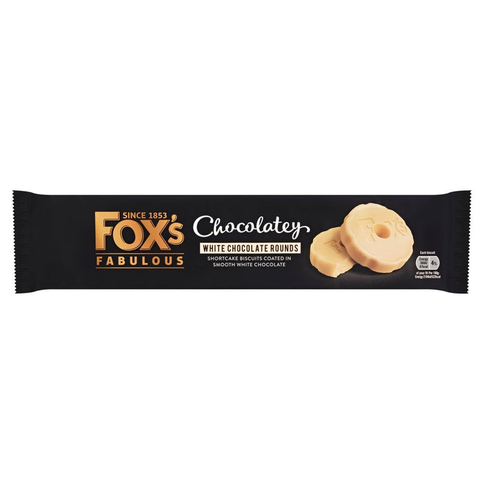 Rounds au chocolat blanc de Fox 130g