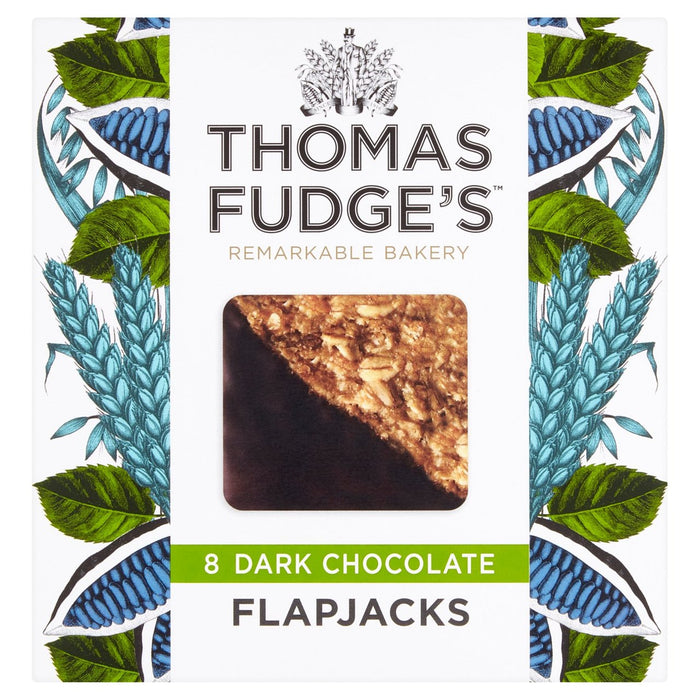 Fudge's Dark Chocolate Flapjacks 8 per pack