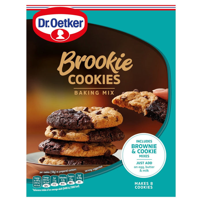 Dr. Oetker Brookie Cookie and Brownie Mix 390g