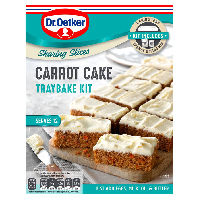 Dr. Oetker Cake Traybake Kit 425G