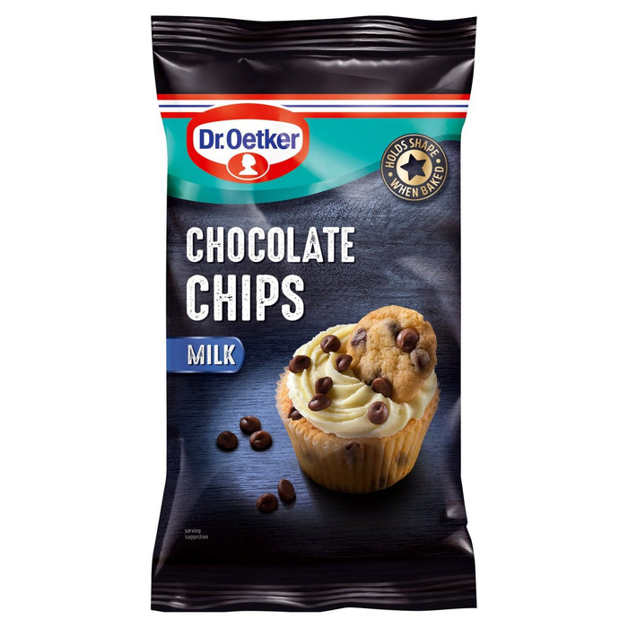 Dr. Oetker Chips de chocolate con leche 100g