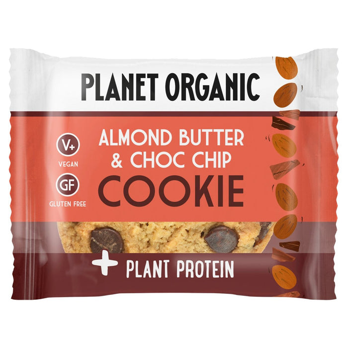 Planet Organic Almond Butter & Choc Chip Protein Cookie 50g