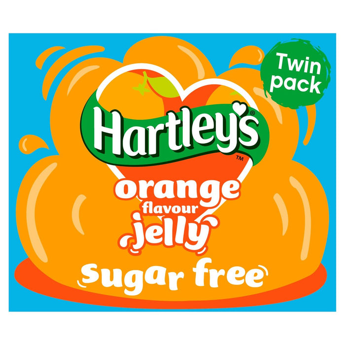 هارتليز - بلورات جيلي البرتقال الخالية من السكر 23 جرام