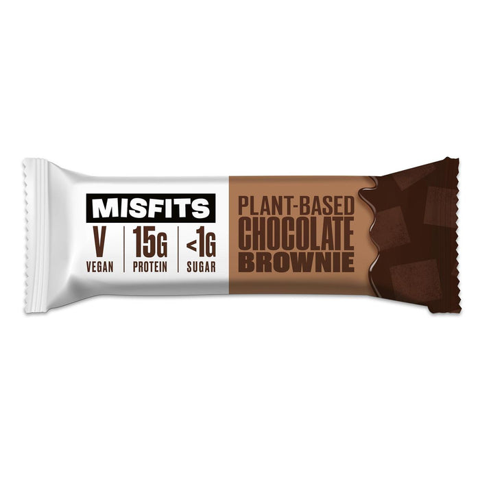 Misfits Veganer Schokoladen -Brownie -Proteinbar 45G