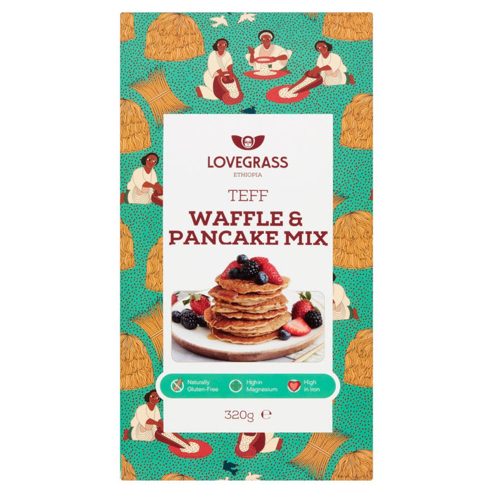 Lovegrass Teff Pancake & Waffle Mix 320g