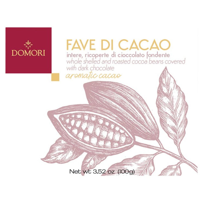 Domori dunkle schokoladenbedeckte Kakaobohnen 100g