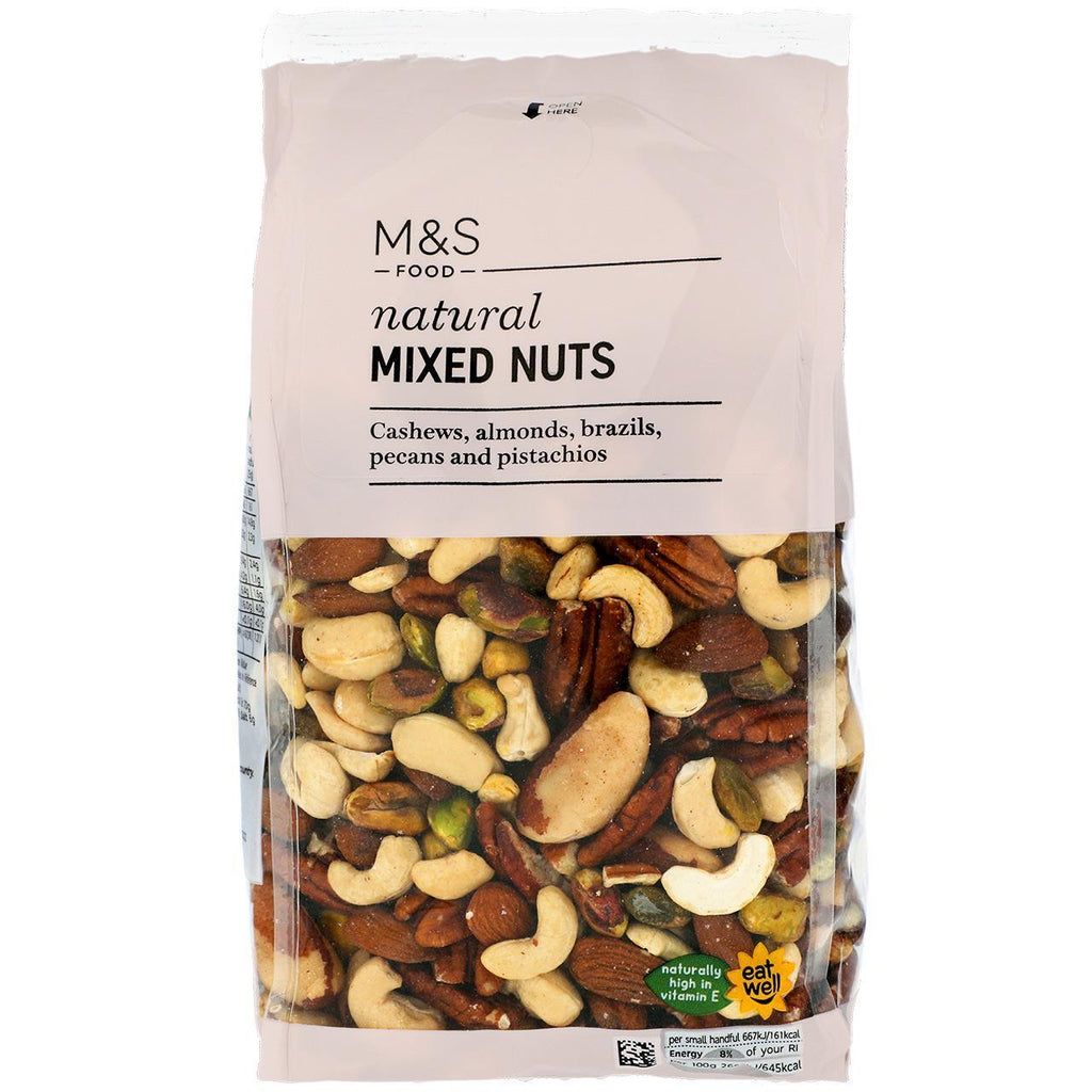 M&S Natural Mixed Nuts 750g | British Online | British Essentials