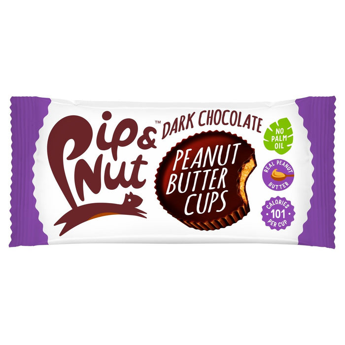 Pip & Nut dunkle Schokoladen Erdnussbutterbecher 34g