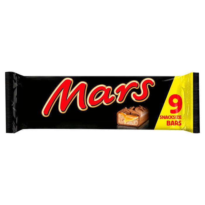 Mars Schokoladensnackgröße Riegel Multipack 9 x 33,8g