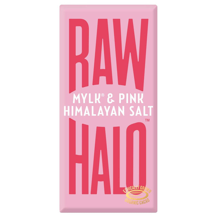 Rohe Halo Vegan Mylk & Pink Salz Schokoladenstange 70g