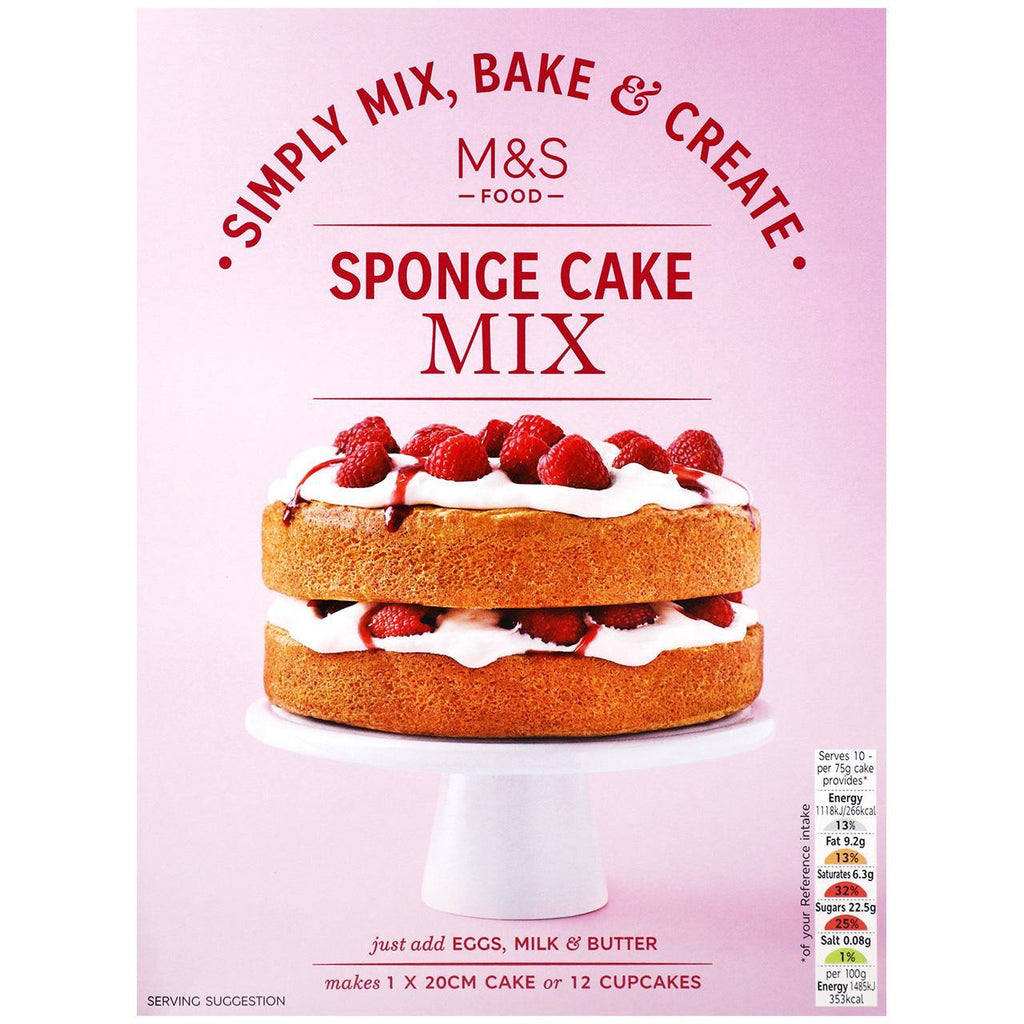 M&S Sponge Cake Mix 500g | British Online | British Essentials