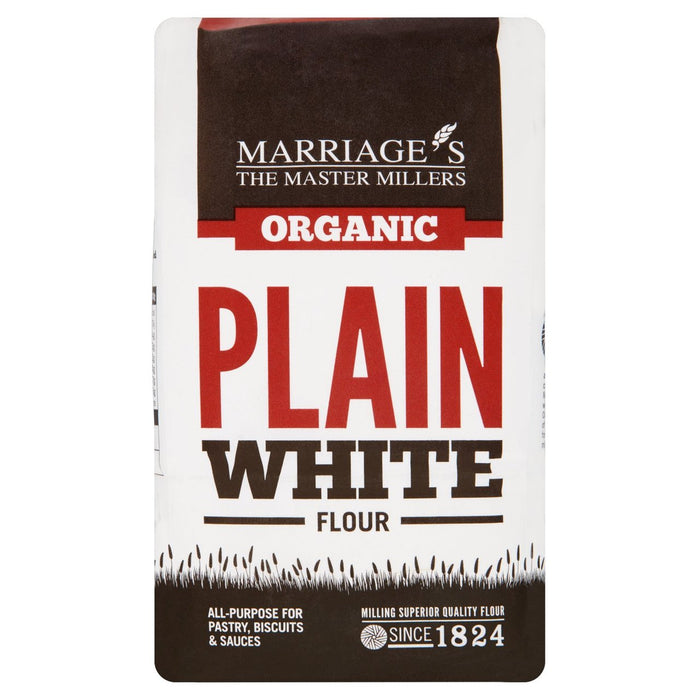 Harina blanca lisa orgánica del matrimonio 1 kg