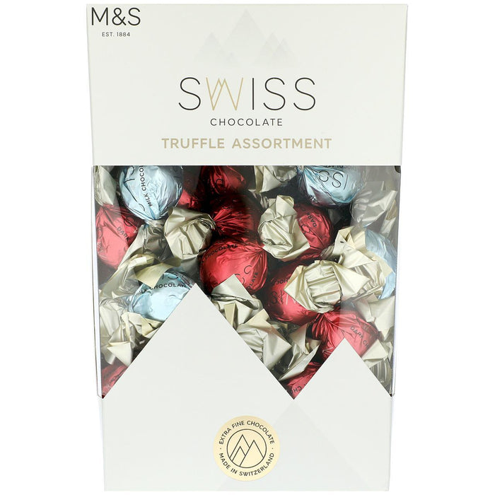 Assortiment de truffes au chocolat Swiss M&S 665G