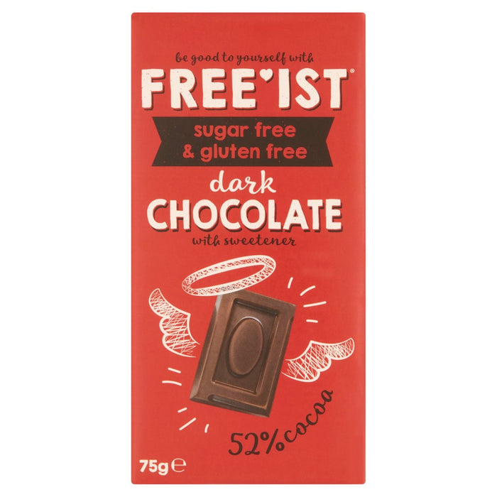 Free'ist azúcar chocolate negro gratis 75g