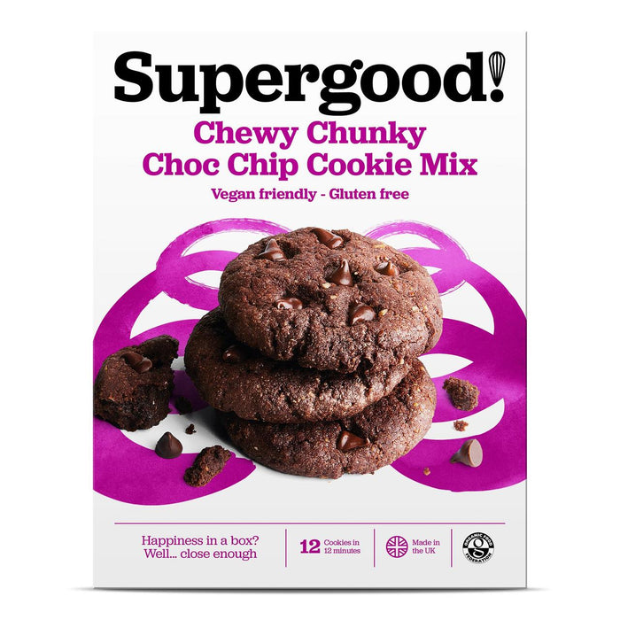 Supergood zäher Chunky Choc Chip Cookie Mix 245g