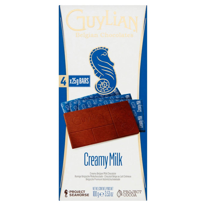 Barras de chocolate con leche cremosos de Guylian 100 g