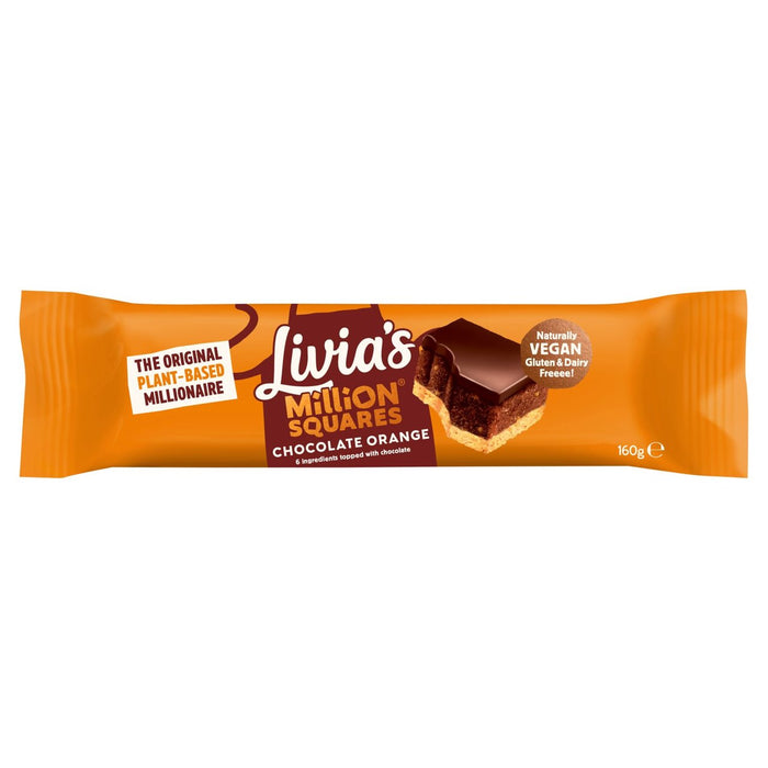 Livia's Chocolate Orange Million Squares Sharing 160g
