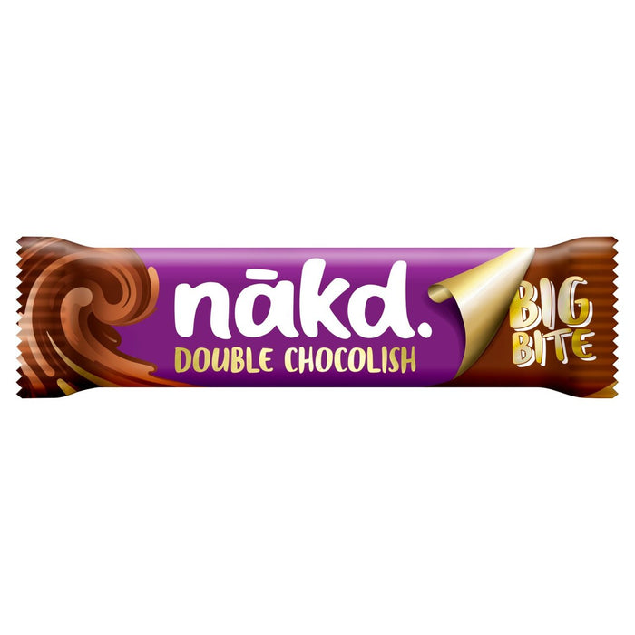 Nakd Big Bite Double Chocolish Obst, Nuss und Kakao Bar 50g