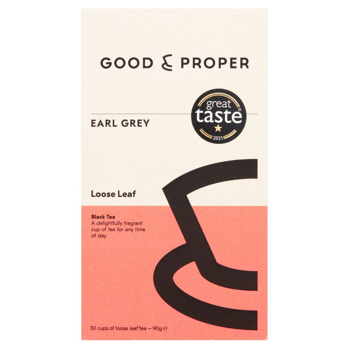 Good & Proper Tea Loose Leaf Earl Grey Tea 90g