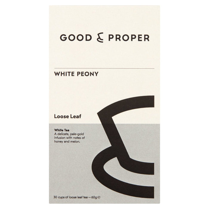 Good & Proper Tea Loose Leaf White Peony White Tea 60g