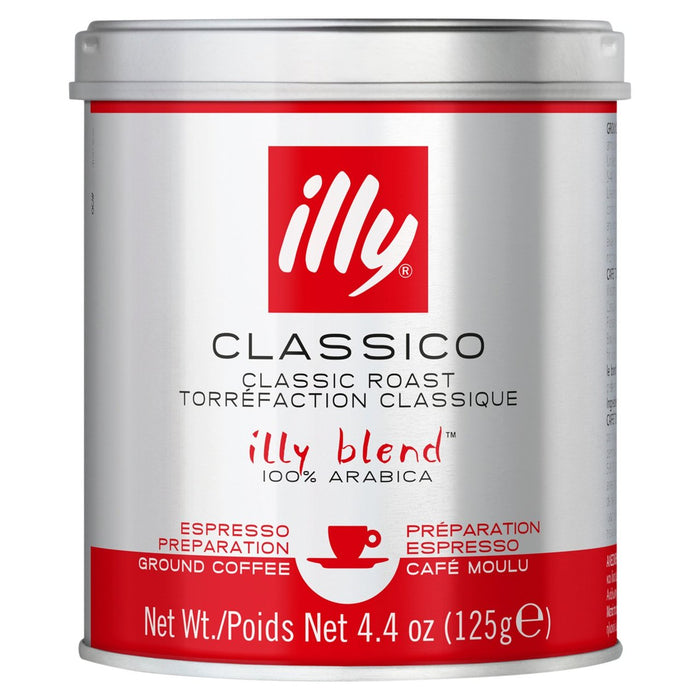 Illy Espresso Coffee Classic Brat 125g