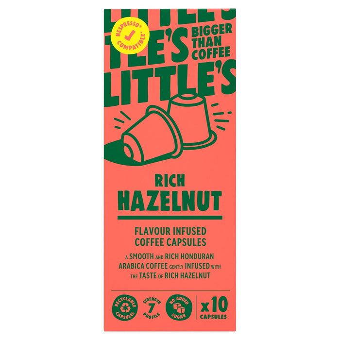 Little's Rich Haselnut Nespresso kompatible Kapseln 10 pro Pack
