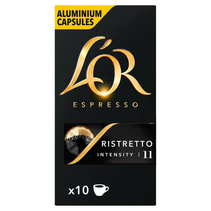 L'Espresso Ristretto Intensity 11 Capsules de café 10 par paquet