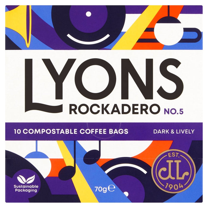 Lyons Rockadero Kaffeetaschen 10 pro Packung