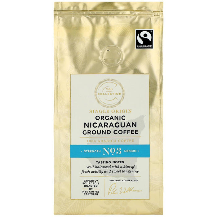 مجموعة إم آند إس قهوة نيكاراغوا المطحونة ذات التجارة العادلة 227 جم
